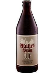 bayrisches Bier Mahrs Bräu aU in der 50 cl Bierflasche