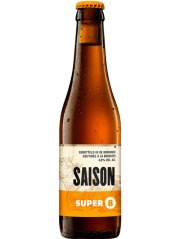 belgisches Bier Super 8 Saison in der 33 cl Bierflasche