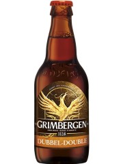 belgisches Bier Grimbergen Dunkel Dubbel in der 33 cl Bierflasche