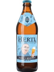deutsches Bier Hertl Papa’s Weißheit in der 0,5 l Bierflasche Bier kaufen
