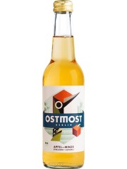 deutsche Obstschorle Ostmost Bio Apfel Minze Streuobst Schorle in der 33 cl Flasche Saftschorle kaufen