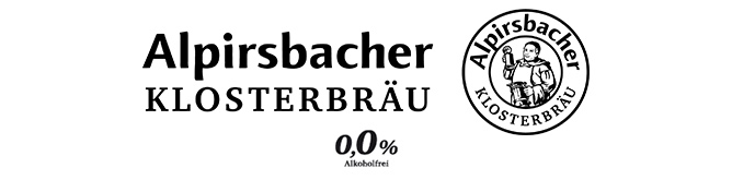 deutsches Bier Alpirsbacher alkoholfreies Schwarzwaldbier Brauerei Logo