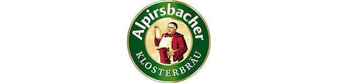 deutsches Bier Alpirsbacher Kloster Dunkel Brauerei Logo