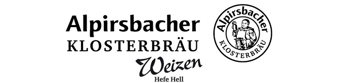 deutsches Bier Alpirsbacher Weizen Hefe Hell Brauerei Logo