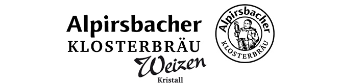 deutsches Bier Alpirsbacher Weizen Kristall Brauerei Logo