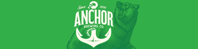 amerikanisches Bier Anchor California Lager Brauerei Logo