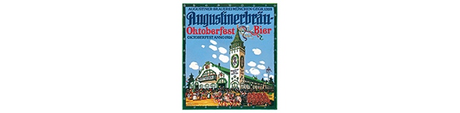 deutsches Bier Augustiner Oktoberfestbier Brauerei Logo
