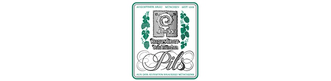 deutsches Bier Augustiner Pils Brauerei Logo
