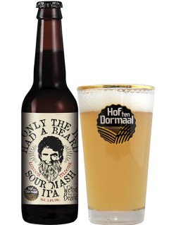 belgisches Bier Hof ten Dormaal If only the Hof Had a Beard mit gefülltem Bierglas
