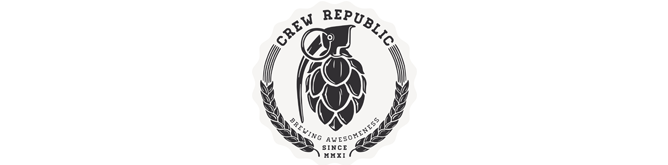 deutsches Bier Crew Republic Experimental Dry Hopped Lager Brauerei Logo