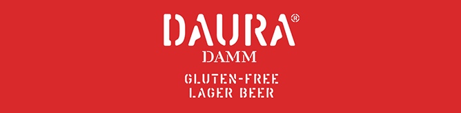spanisches Bier Daura Damm glutenfreies Lager Brauerei Logo