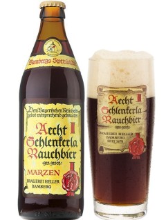 deutsches Bier Aecht Schlenkerla Rauchbier Märzen Bierglas