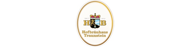 deutsches Bier Hofbräuhaus Traunstein Helles Brauerei Logo