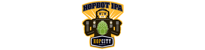 kanadisches Bier Hopcity HopBot Logo