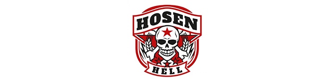 deutsches Bier Hosen Hell Brauerei Logo