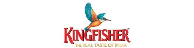 indisches Bier Kingfisher Premium Lager Brauerei Logo