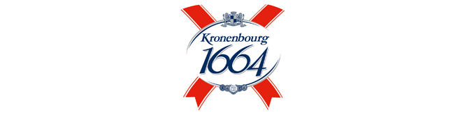 französisches Bier Logo von Kronenbourg 1664