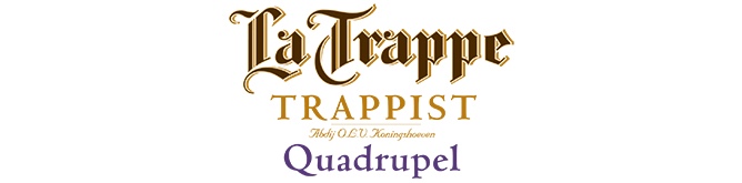 holländisches Bier La Trappe Quadrupel Trappistenbier Brauerei Logo