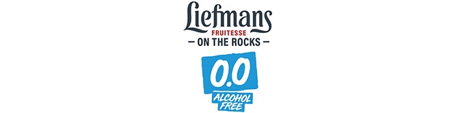 belgisches Bier Liefmans Fruitesse on the rocks 0.0 alkoholfrei Brauerei Logo