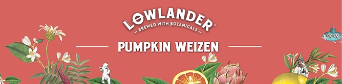 Bier mit Kürbis Lowlander Pumpkin Weizen Brauerei Logo