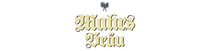 deutsches Bier Mahrs Bräu Weisser Bock Brauerei Logo