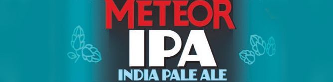 französisches Bier Meteor IPA India Pale Ale Brauerei Logo