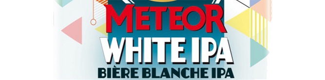 französisches Bier Meteor White IPA Brauerei Logo