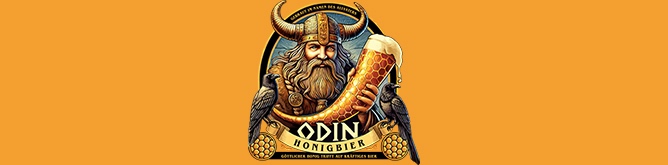 deutsches Bier Odin Trunk Brauerei Logo