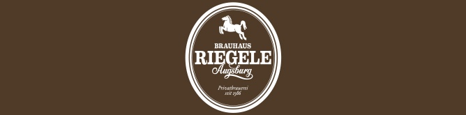 deutsches Bier Riegele Augsburger Herren Pils Brauerei Logo