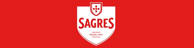 portugiesisches Bier Sagres Cerveja Brauerei Logo