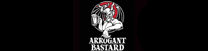 amerikanisches Bier Stone Arrogant Bastard Brauerei Logo