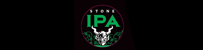 amerikanisches Bier Stone IPA Brauerei Logo