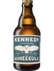 deutsches Bier Schneeeule Kennedy in der 33 cl Bierflasche