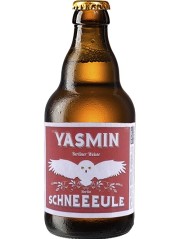 deutsches Bier Schneeeule Yasmin in der 33 cl Bierflasche
